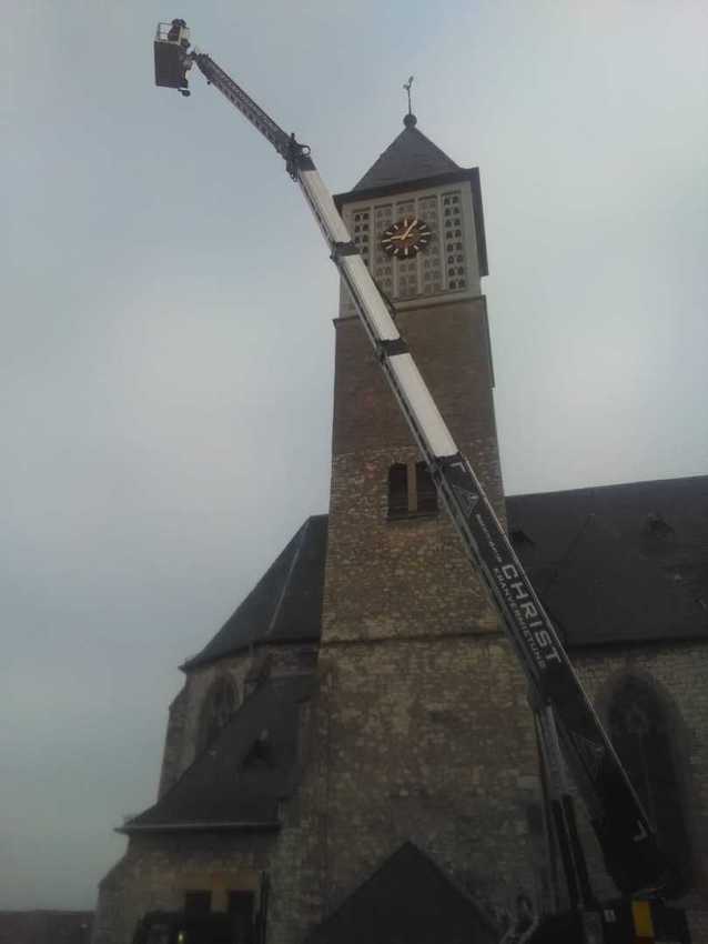 Reparaturarbeiten Kirche Zornheim